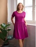 ALBA Dámske šaty purpurové