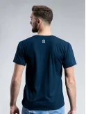 MISTŘI Pánske tričko AGEN navy chrbát