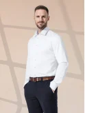 BERN Pánska košeľa regular biela