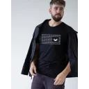 KAFKA Pánske tričko AGEN čierne Origami