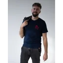 VÁŇA Pánske tričko AGEN navy Koník