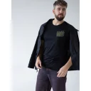 SVATÝ Pánske tričko AGEN čierne Tkanina