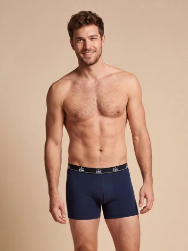 DOMINGO Pánske merino boxerky navy 3XL