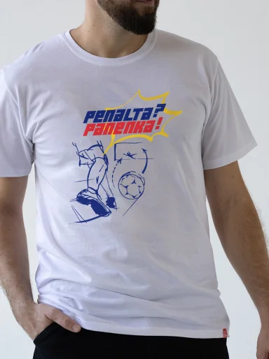 PANENKA Pánske tričko AGEN biele Strela