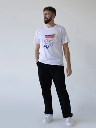 PANENKA Pánske tričko AGEN biele Strela