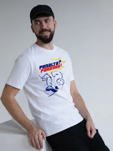 PANENKA Pánske tričko AGEN biele Strela