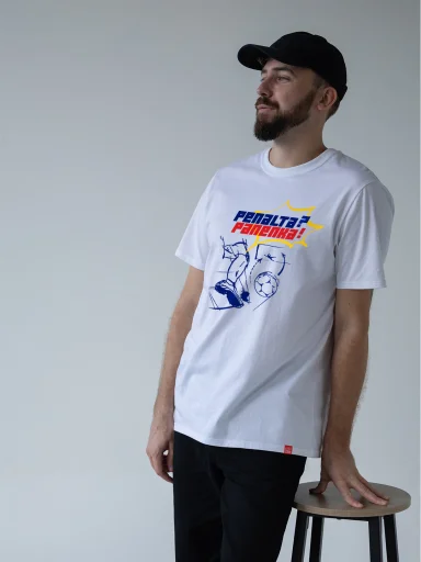 PANENKA Pánske tričko AGEN biele Strela