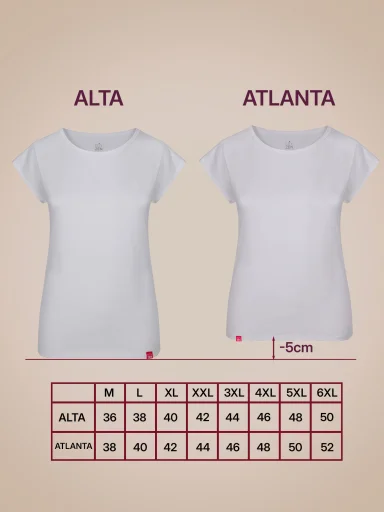 ATLANTA Dámske tričko biele 40