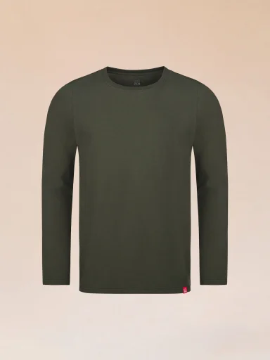 CALI Pánske tričko dark khaki
