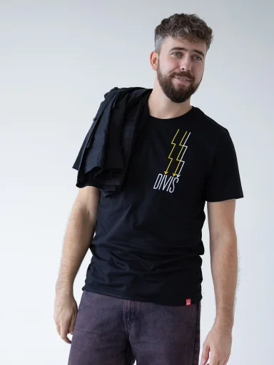 DIVIŠ Pánske tričko AGEN čierne M