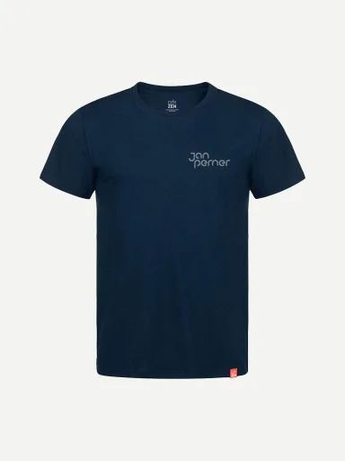 PERNER Pánske tričko AGEN navy, Koľaje L