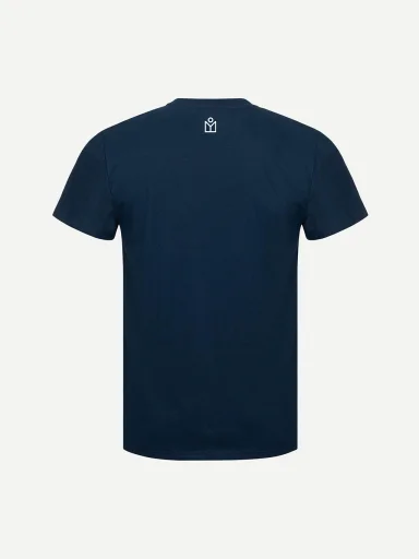 MISTŘI Pánske tričko AGEN navy chrbát XL