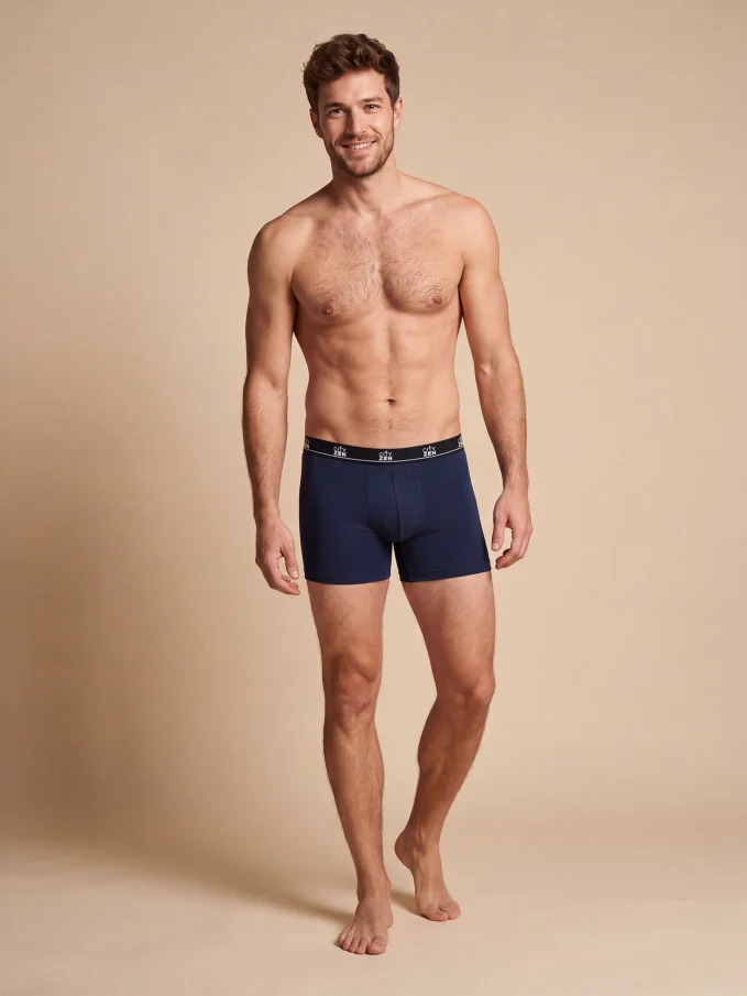 DOMINGO Pánske merino boxerky navy 3XL