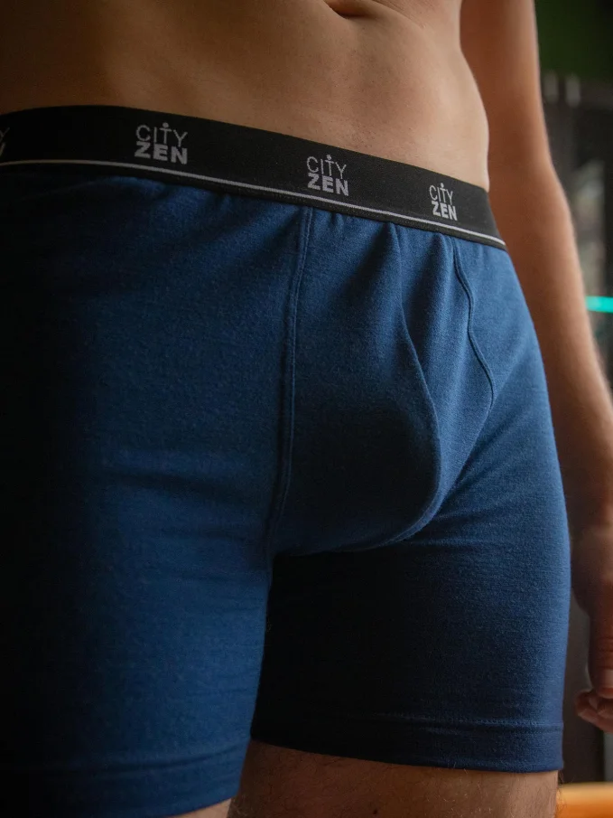 DOMINGO Pánske merino boxerky navy 3XL