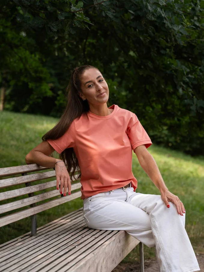 ASCONA Dámske tričko lososové 40