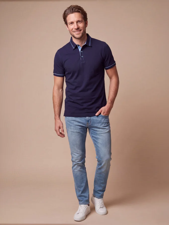 SPARKS Výhodná sada 2 pánskych polokošieľ navy-sv.modrá a čierna-červená 3XL