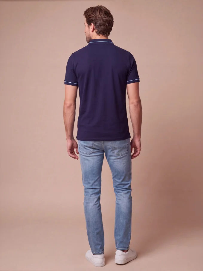 SPARKS Výhodná sada 2 pánskych polokošieľ navy-sv.modrá a čierna-červená 3XL