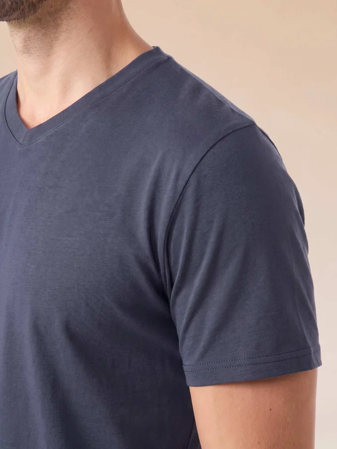 BONDY Pánske tričko sivé 5XL