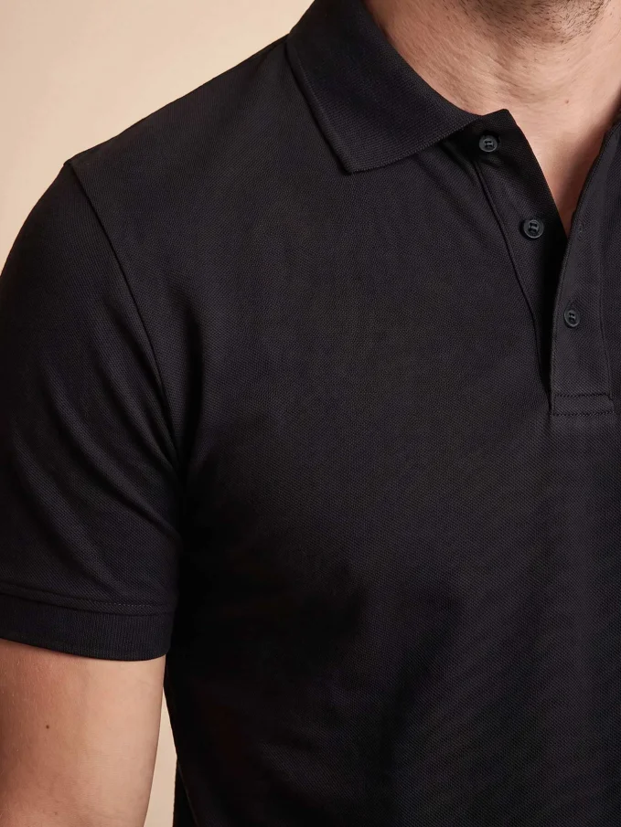 DAX Pánska polokošeľa čierna