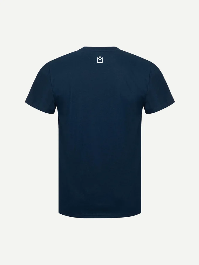 MISTŘI Pánske tričko AGEN navy chrbát XL