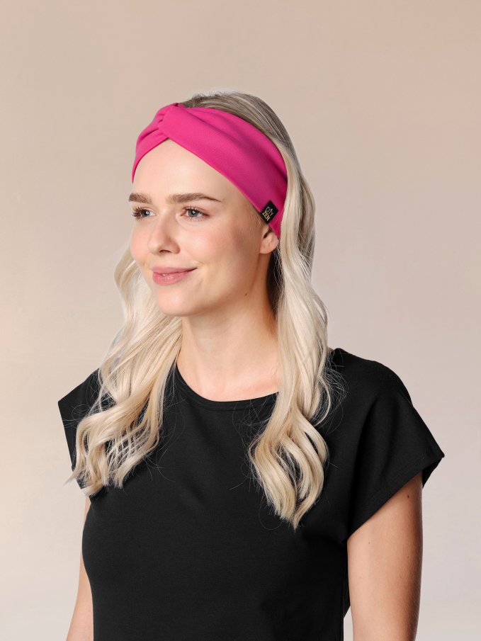 ČELENKA turbanová fuksiová