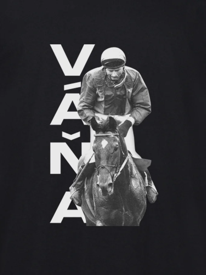 VÁŇA Pánske tričko AGEN čierne Vítěz