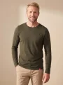 CALI Pánske tričko dark khaki
