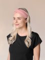 ČELENKA turbanová svetlo ružová
