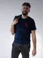 VÁŇA Pánske tričko AGEN navy Koník